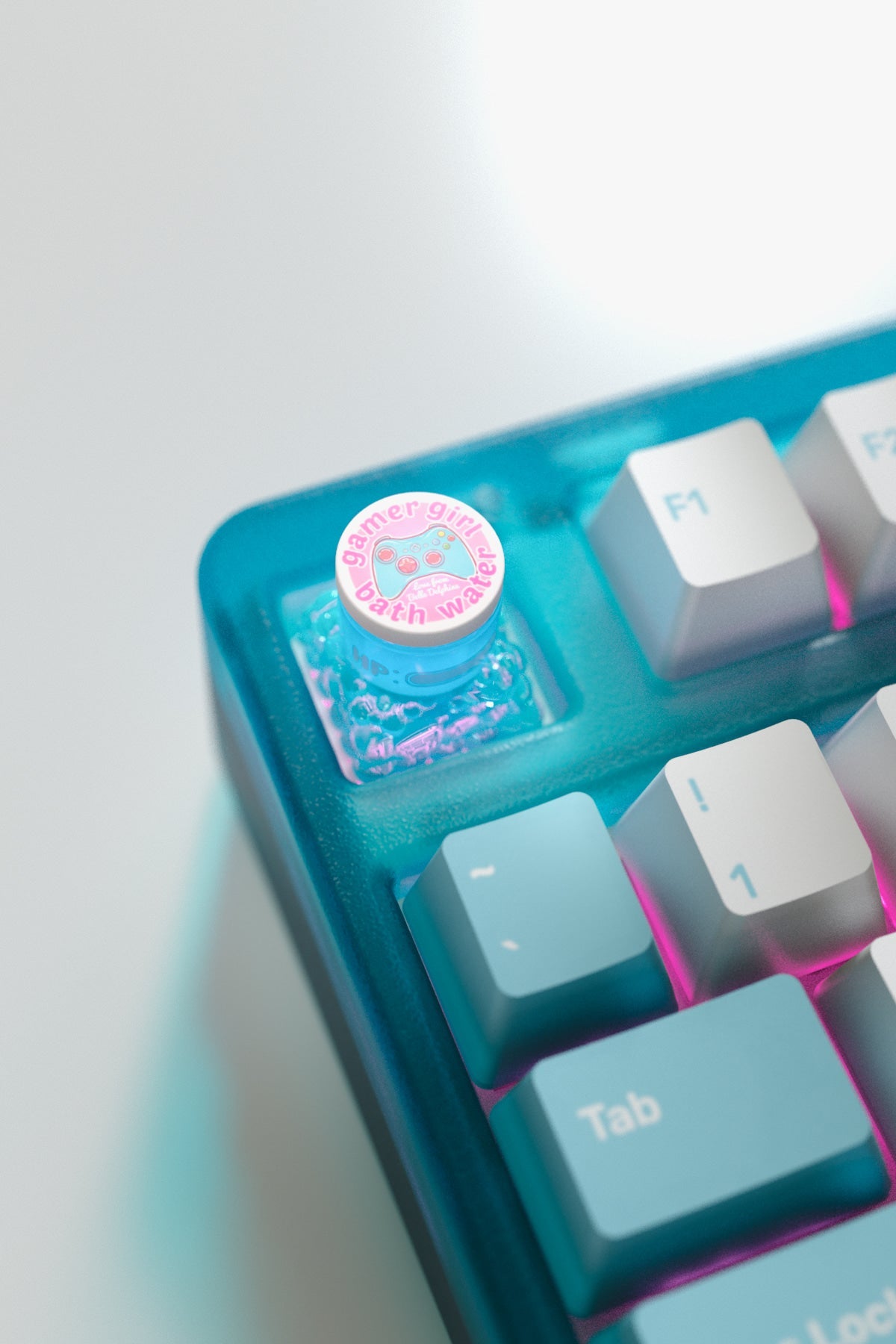 Belle Delphine 3x Bathwater Bottle Keycap Bundle