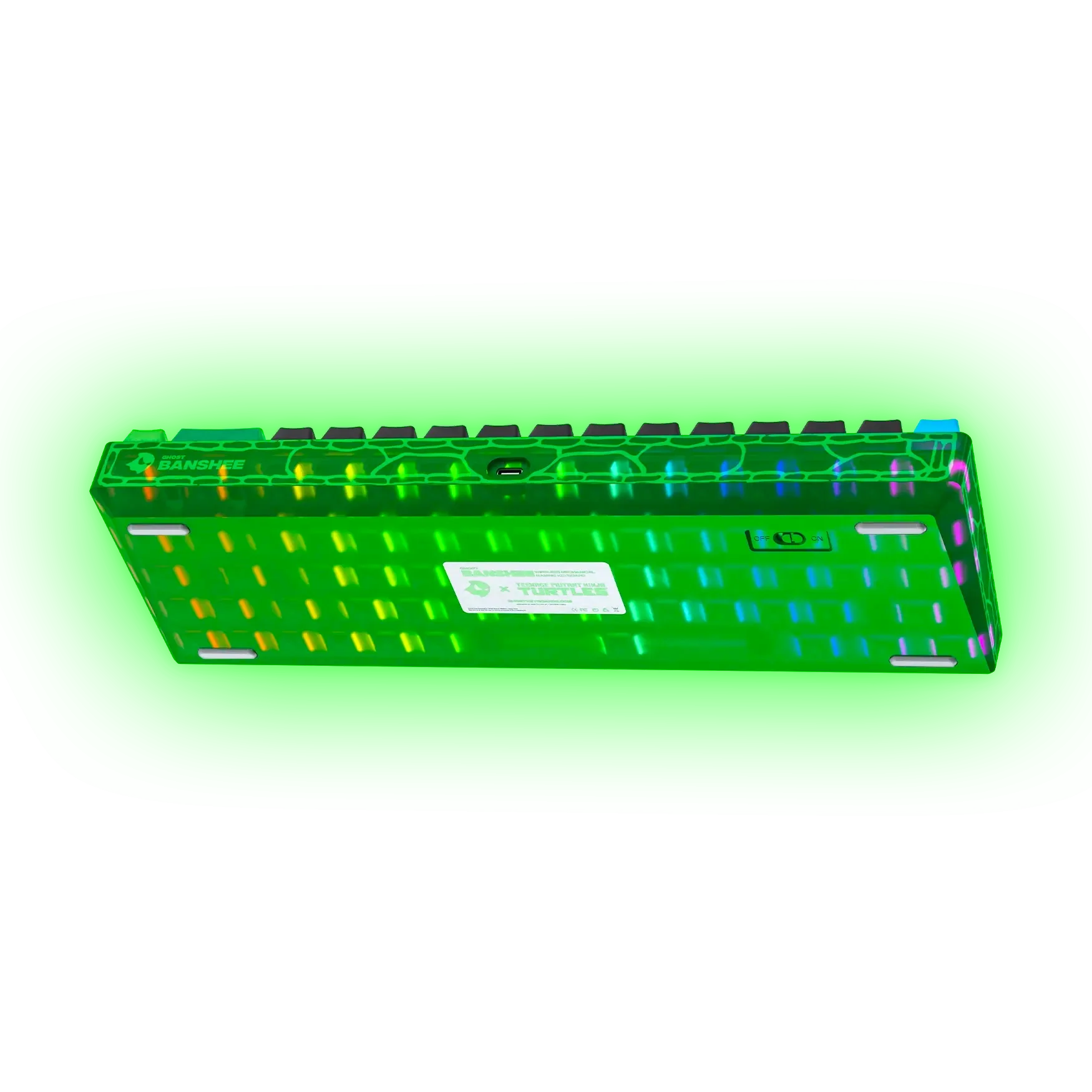 Banshee K68 Magnetic Switch Keyboard - Teenage Mutant Ninja Turtles (4 Colors in 1)