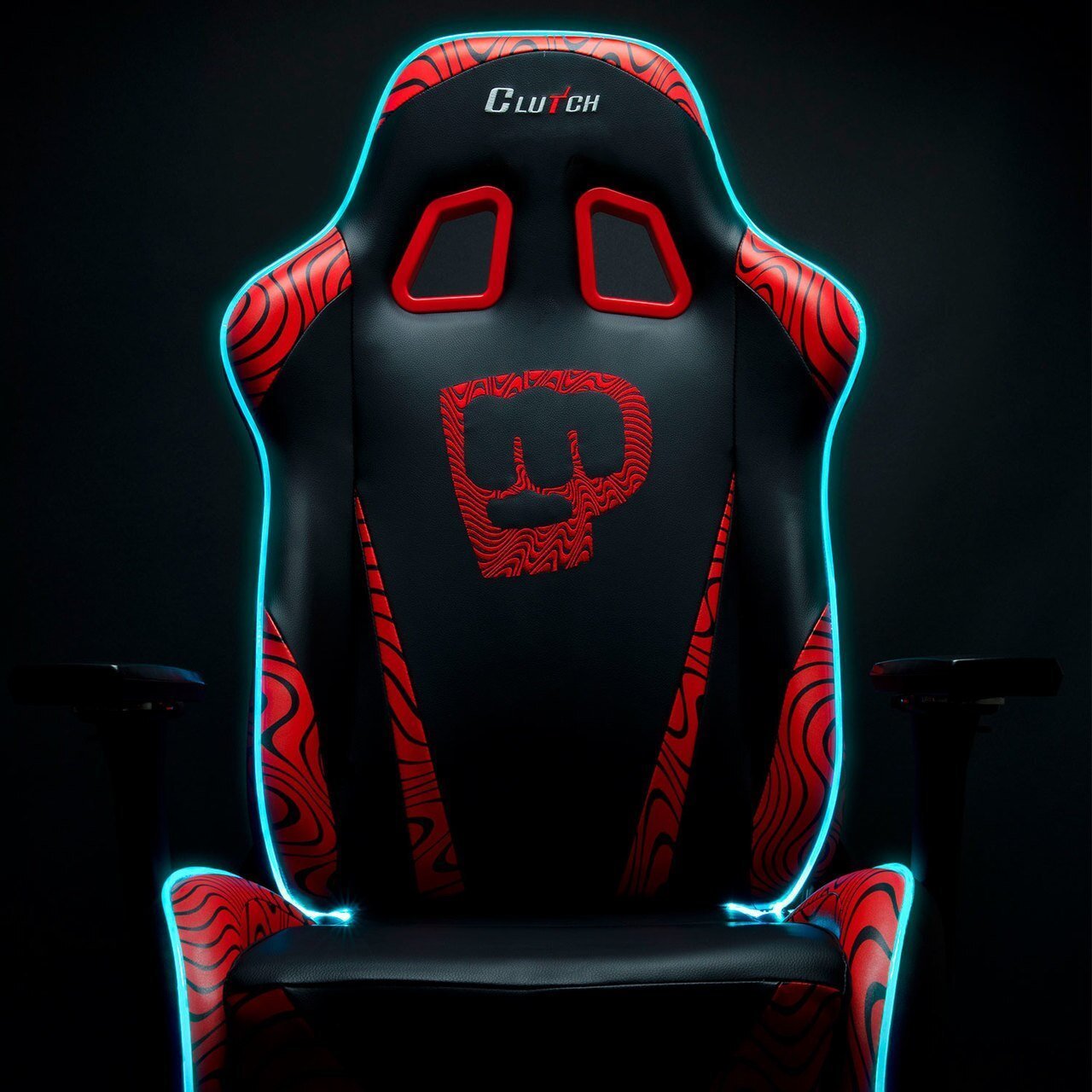 Clutch Gaming chair Pewdiepie LED Edition Throttle Series PEWDIEPIE LED colour red