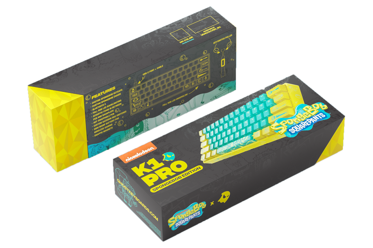 K1 Pro Mechanical Keyboard - SpongeBob SquarePants