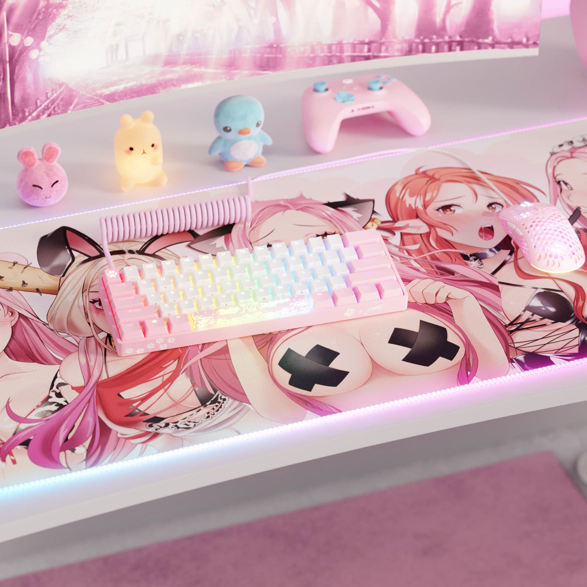 Souris de jeu ultra-légère Belle Delphine M1