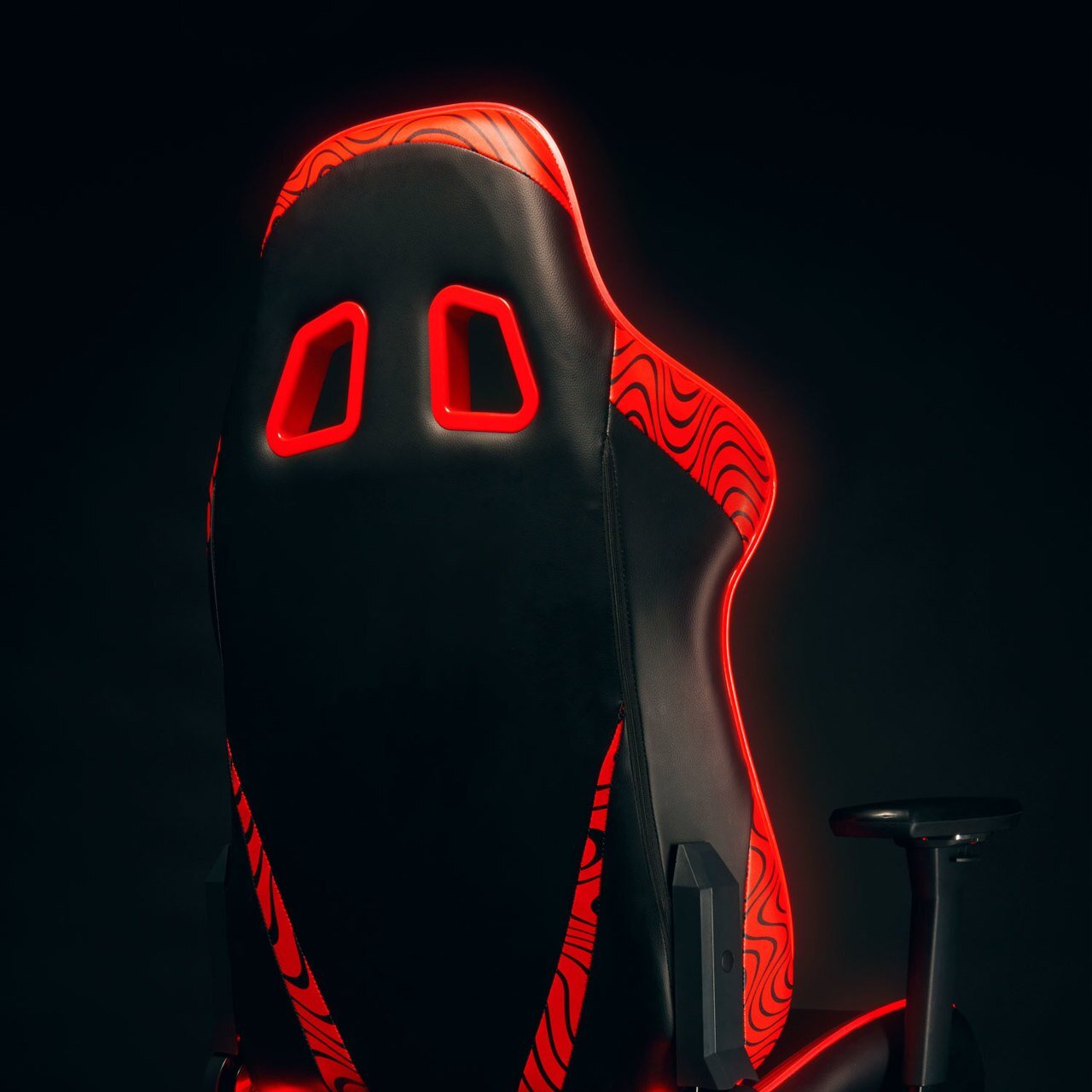 Clutch Gaming chair Pewdiepie LED Edition  Throttle Series PEWDIEPIE LED colour red