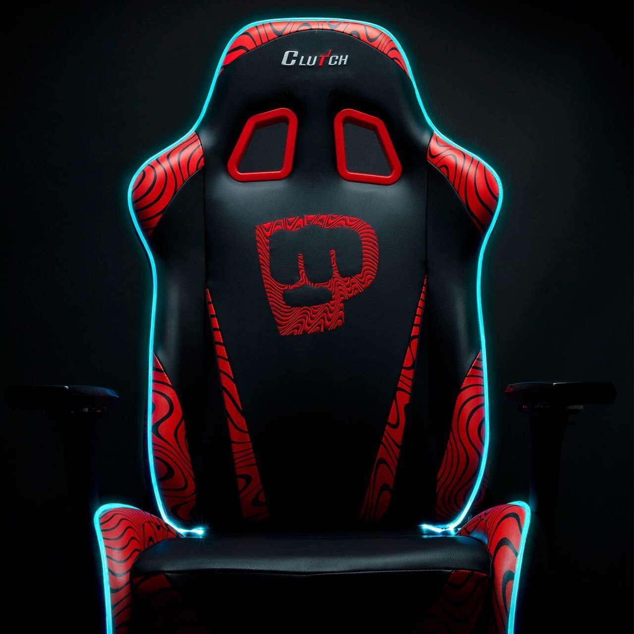 Clutch Gaming chair Pewdiepie LED Edition  Throttle Series PEWDIEPIE LED colour red