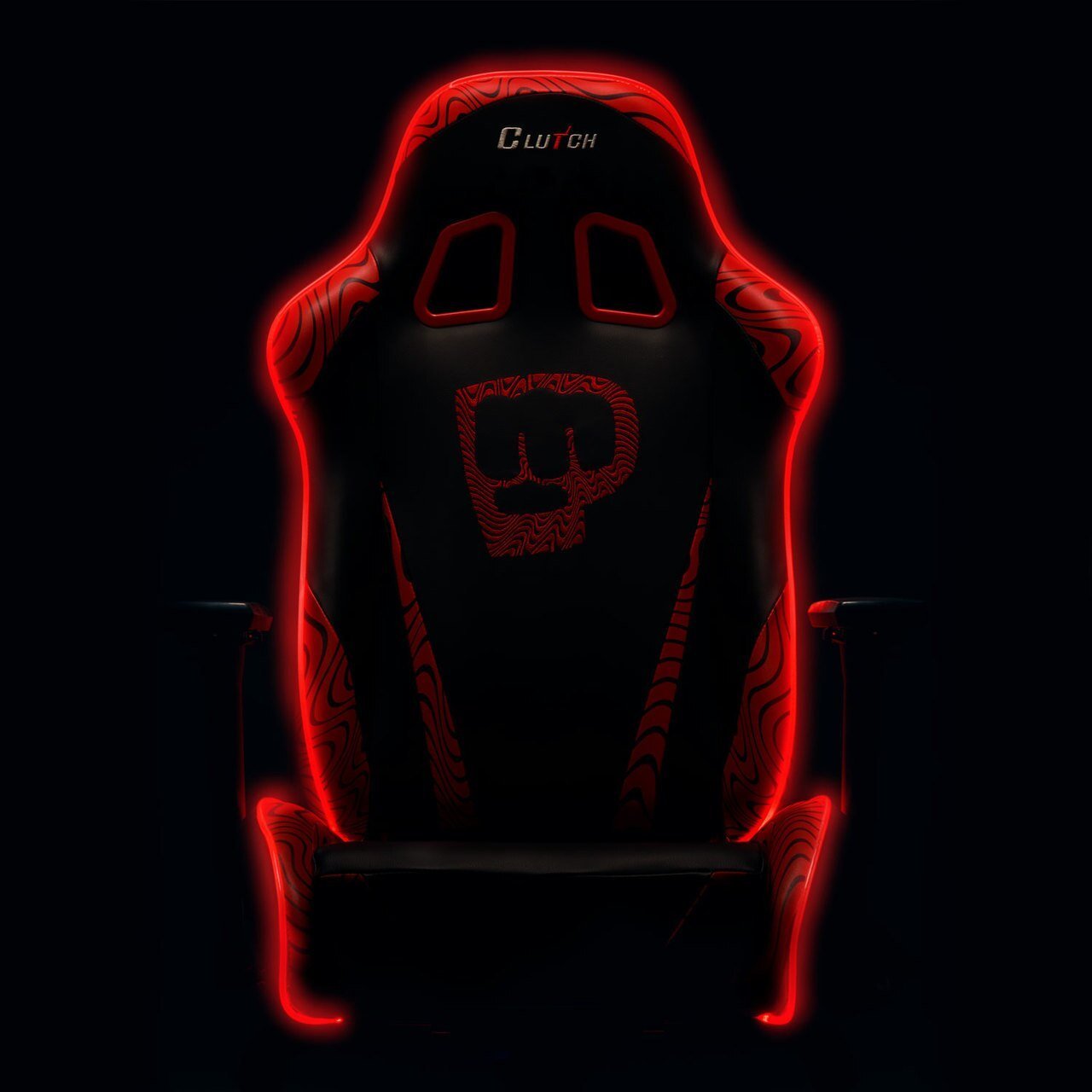 Clutch Gaming chair Pewdiepie LED Edition  Throttle Series PEWDIEPIE LED colour red