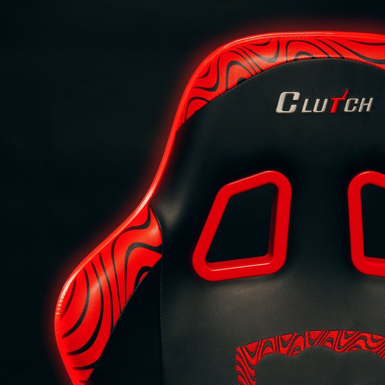 Clutch Gaming chair Pewdiepie LED Edition  Throttle Series PEWDIEPIE LED colour red