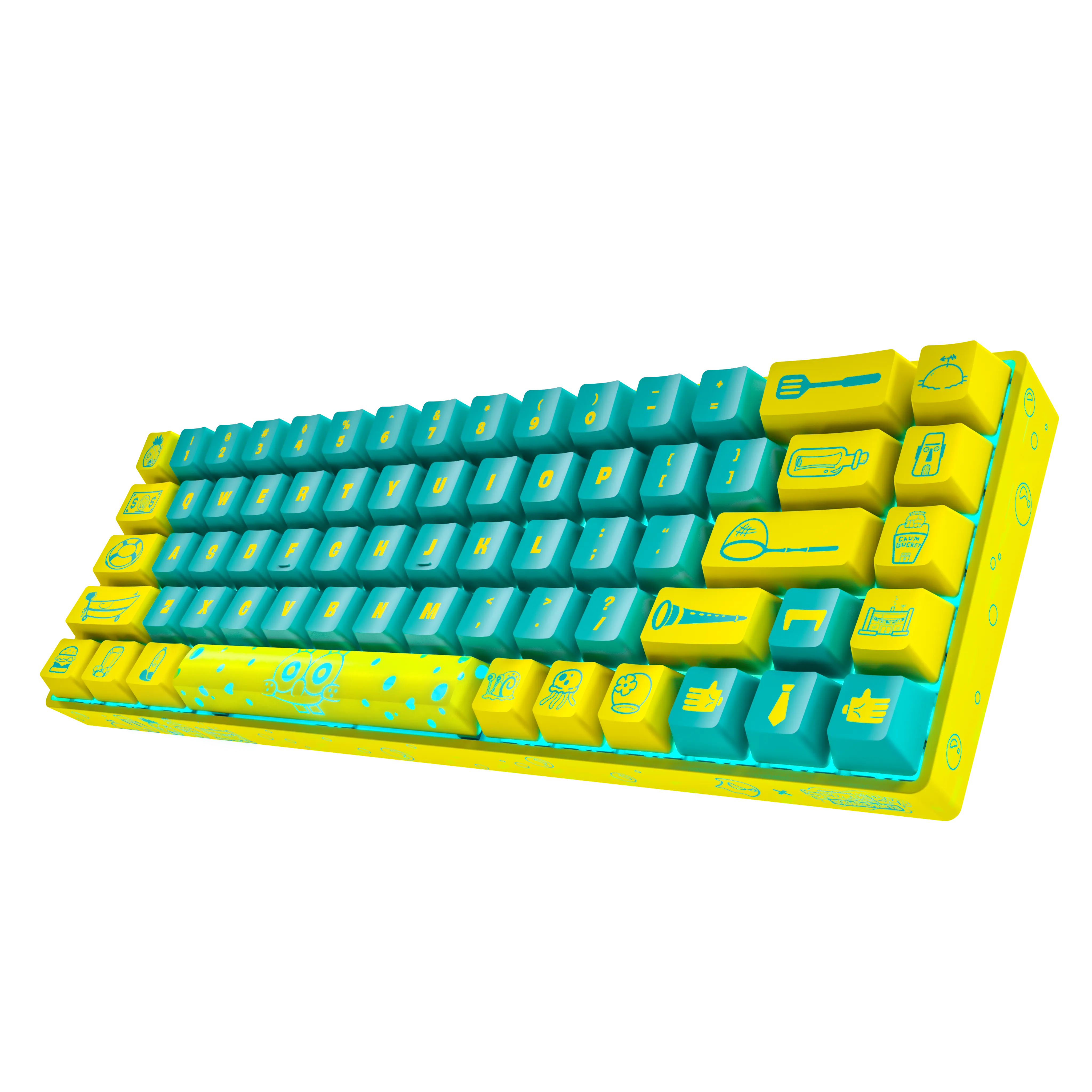 Banshee K68 Magnetic Switch Keyboard - SpongeBob SquarePants