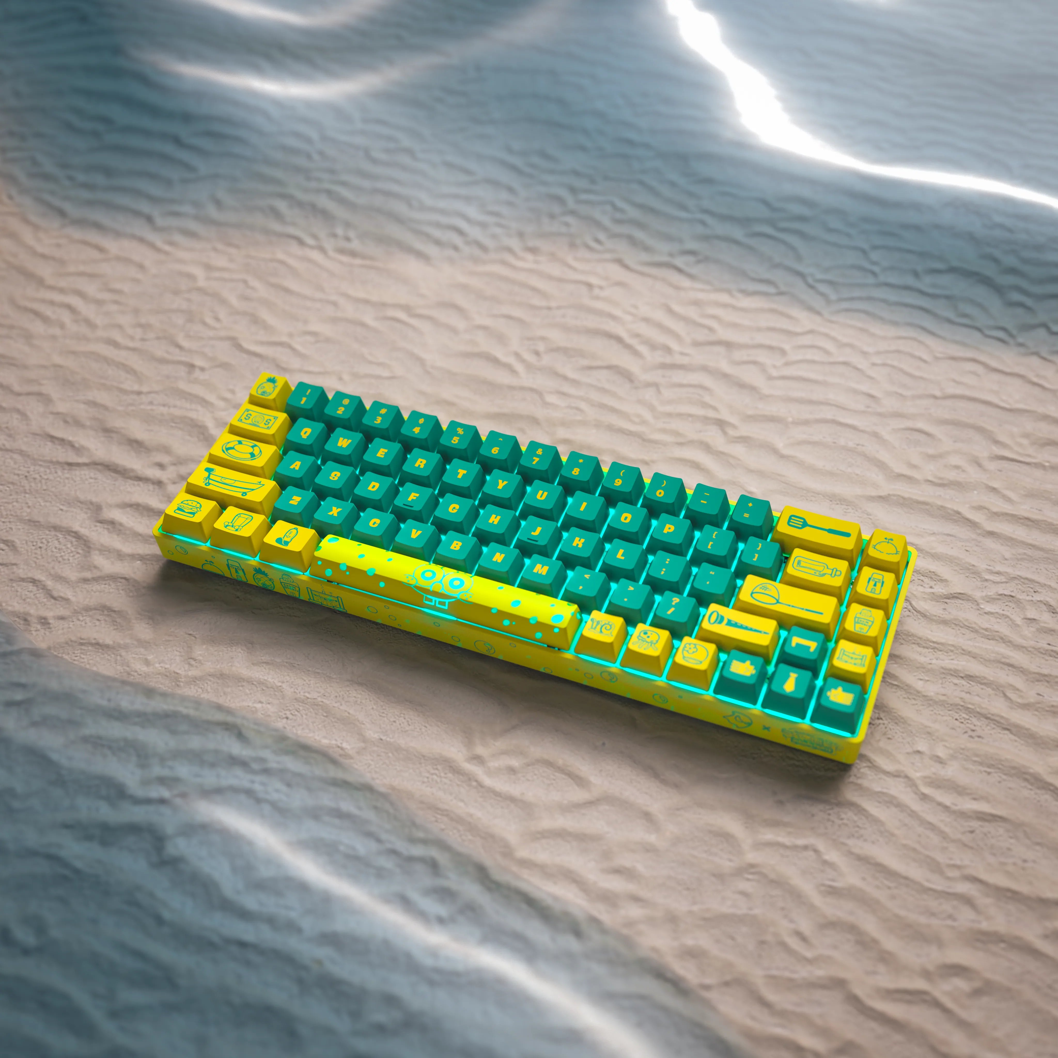 Banshee K68 Magnetic Switch Keyboard - SpongeBob SquarePants