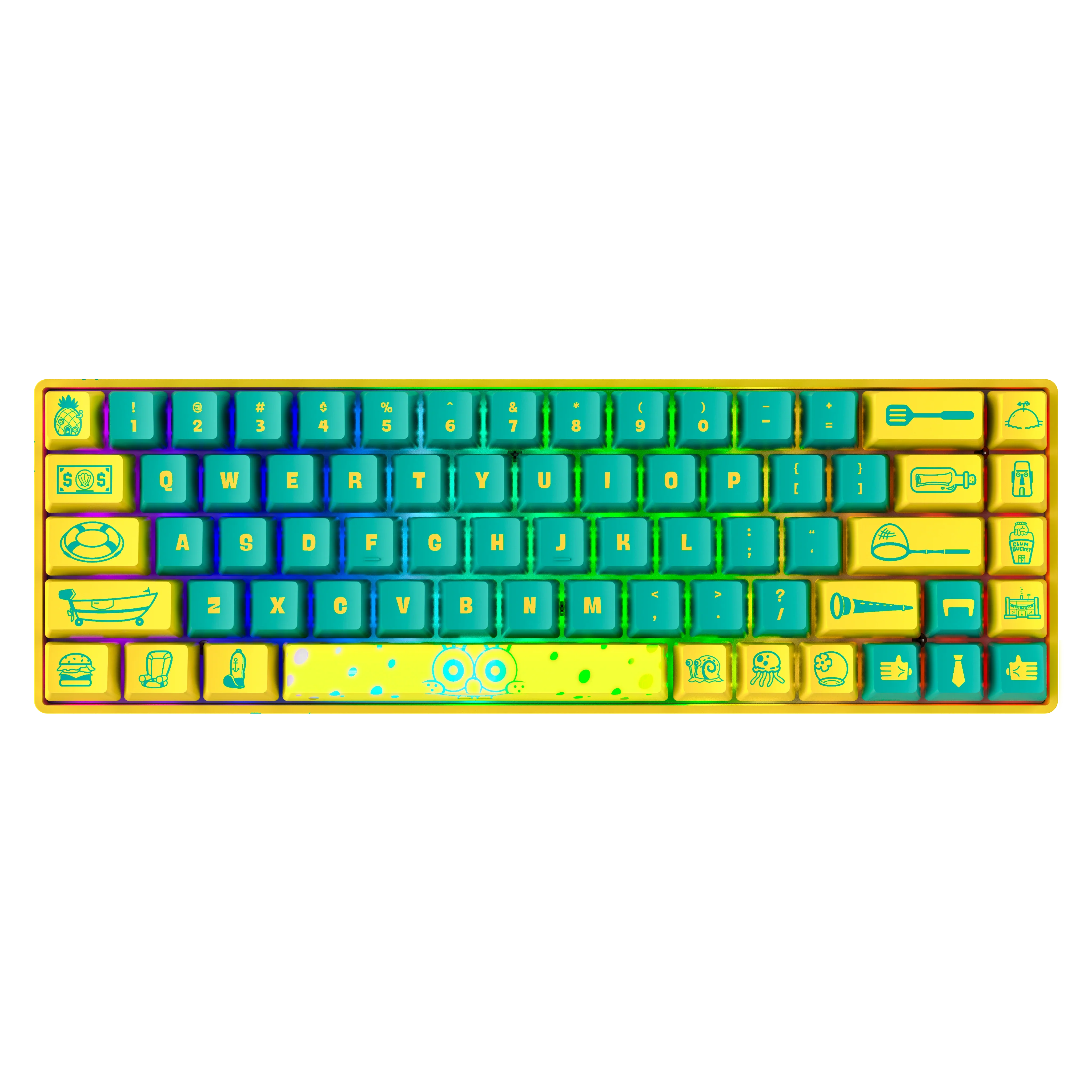 Banshee K68 Magnetic Switch Keyboard - SpongeBob SquarePants