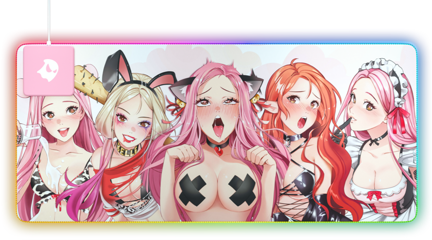 Belle Delphine Baddie P1 - Tapis de souris XL 