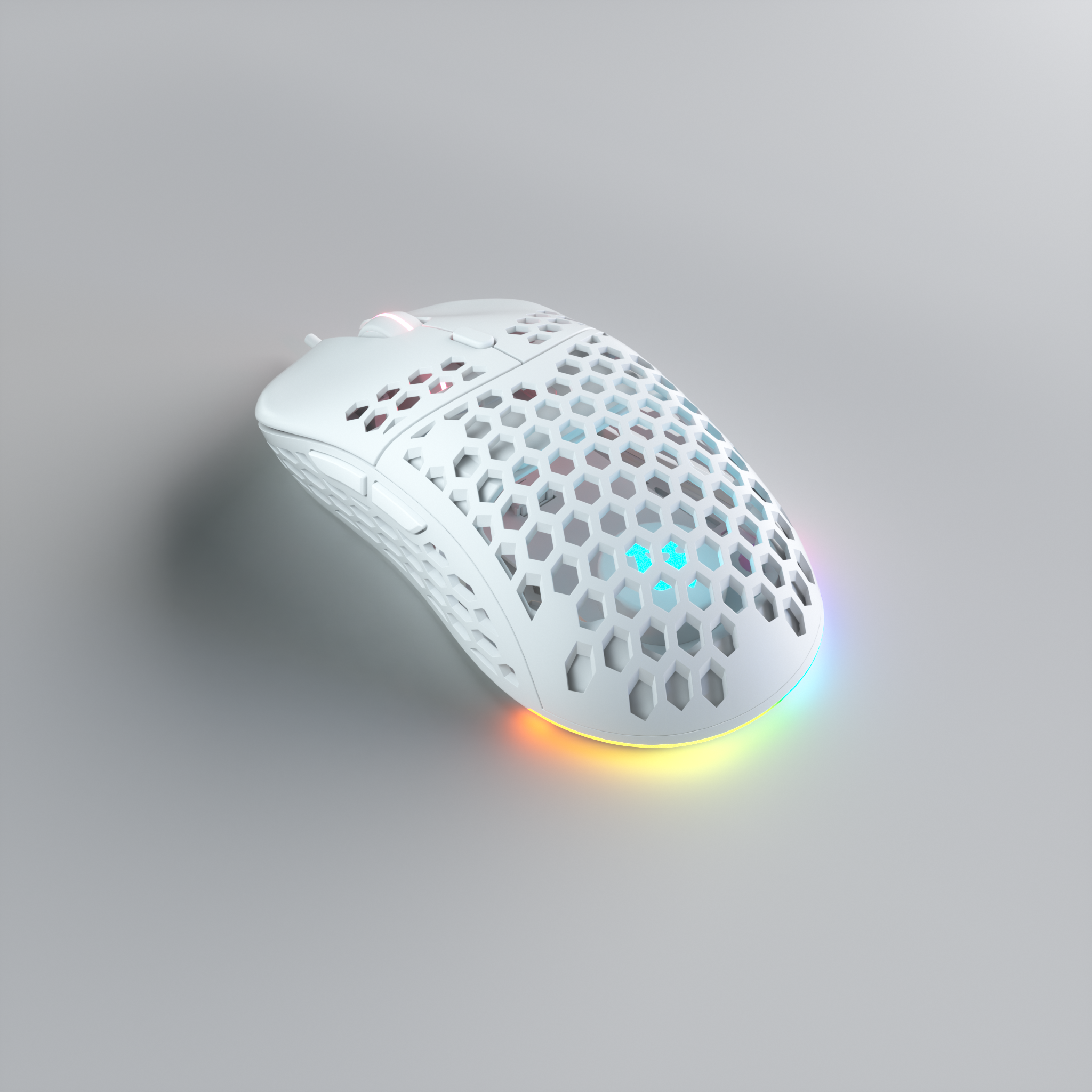 Souris de jeu Ghost M1 UltraLight - Blanche 